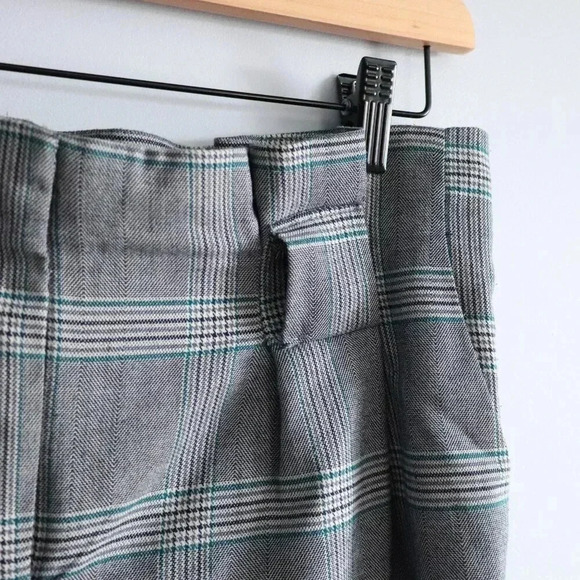 BBJ Women's Grey Large High Rise Business Straight Leg Office Trouser Pants - Picture 6 of 11